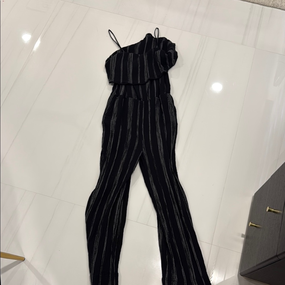 a new day Black and Gray Jumpsuits Versatile and Elegant